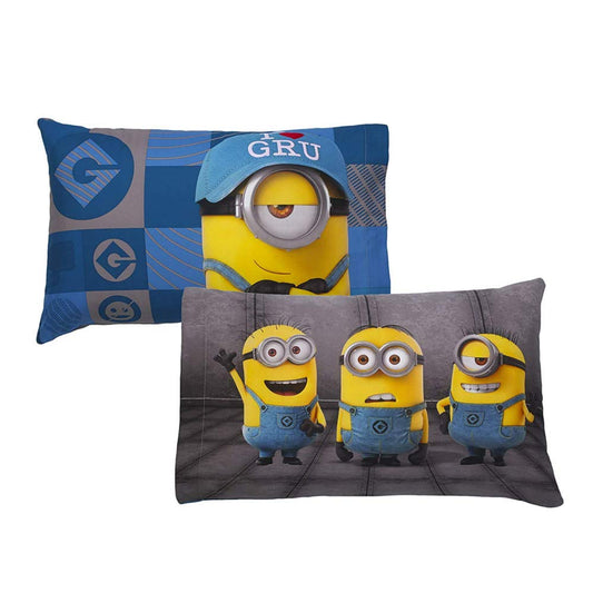 Despicable Me Minions Follow Mel' 3 Piece Twin sheet set with reversible pillowcase 137755571