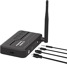Bluetooth transmitter for TV with multiple audio inputs