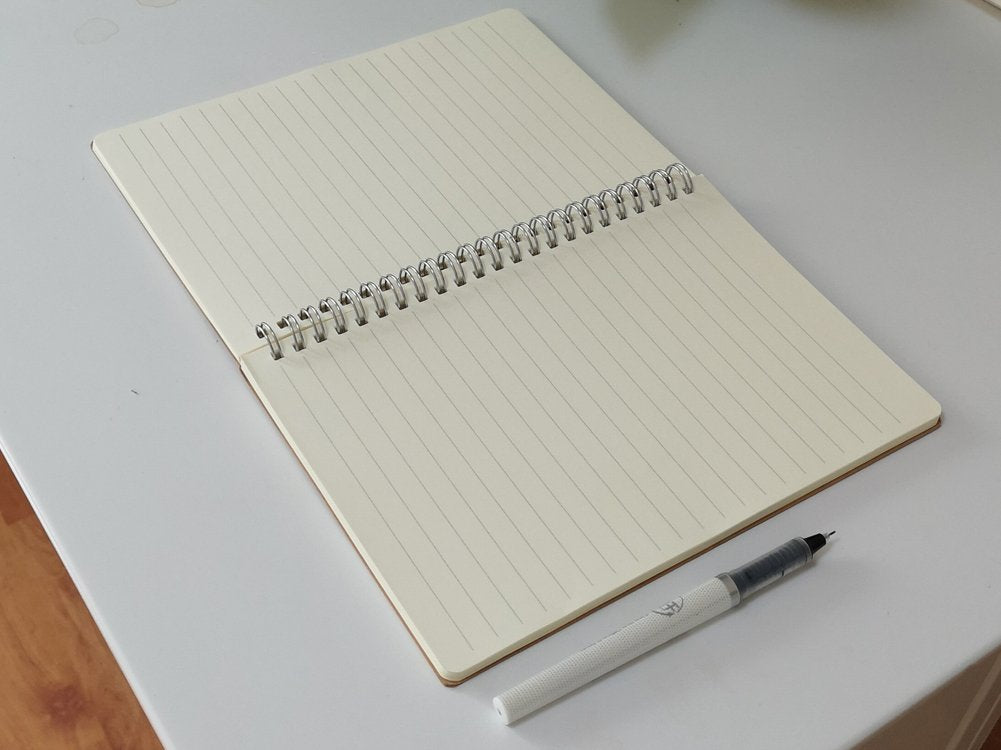 Set of 5 A5 Hardcover Spiral Notebooks with 140 Pages