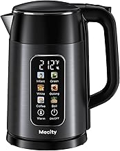 Electric Kettle 1.7L with Touch Screen and Temperature Control
