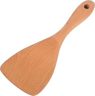 8.3" Beechwood Rice Paddle for Cooking and Stirring