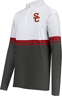 Men's Cotton-Touch Poly Quarter-Zip Pullover