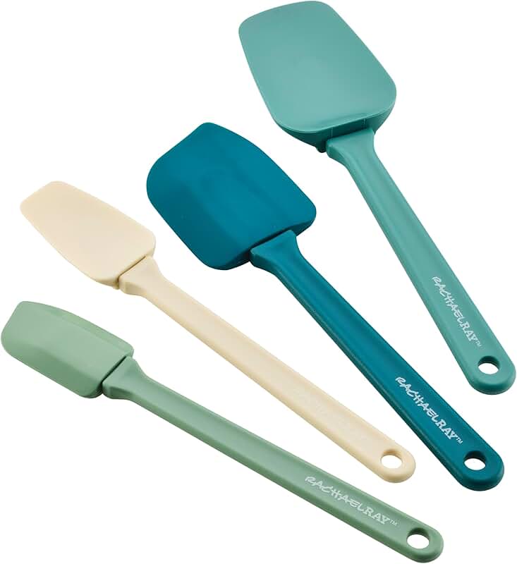 Small kitchen utensil set with spatulas and spoonulas