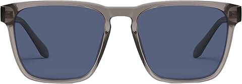 Men's Grey and Navy Polarized Sunglasses