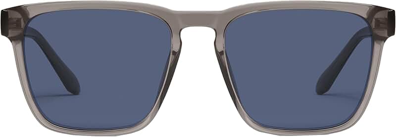 Men's Grey and Navy Polarized Sunglasses