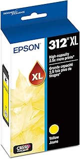 High Capacity Yellow Ink Cartridge for Photo Printers