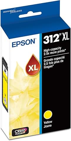 High Capacity Yellow Ink Cartridge for Photo Printers