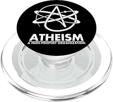 Funny atheist logo PopSocket for iPhone