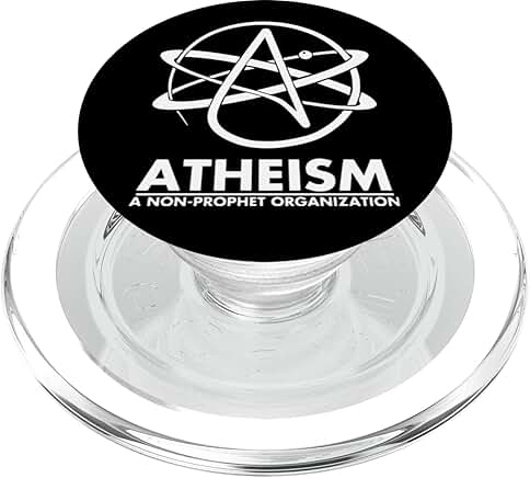 Funny atheist logo PopSocket for iPhone