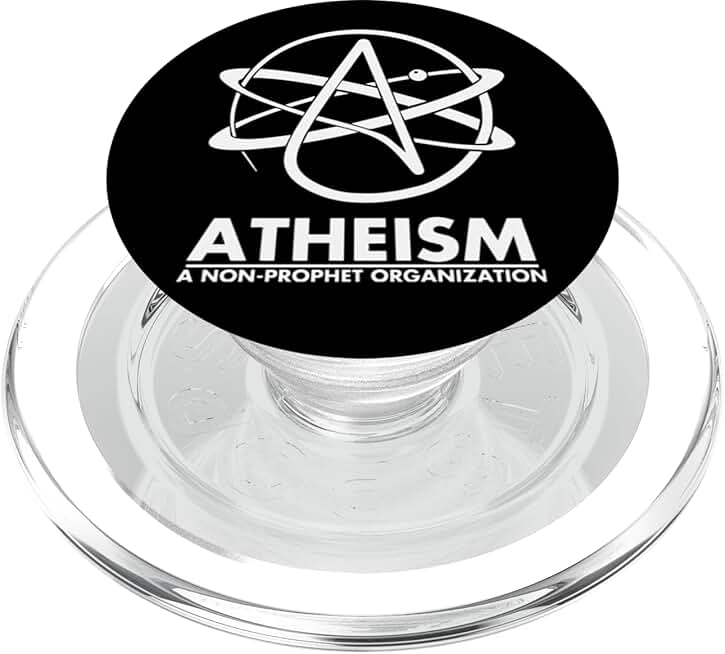 Funny atheist logo PopSocket for iPhone