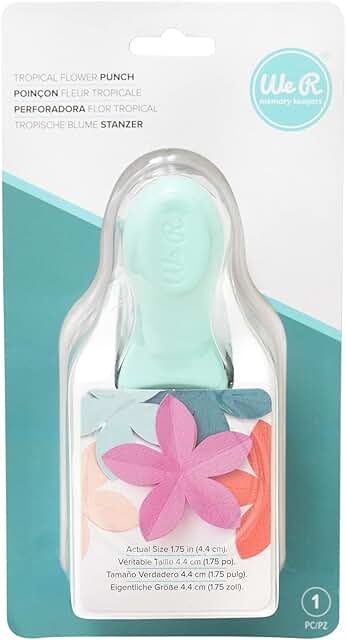Tropical Flower Embossing Punch for Crafts and Scrapbooking