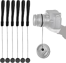 6 Pack Camera Lens Cap Keeper Cords