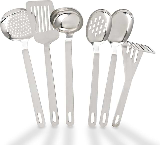 6-Piece Stainless Steel Kitchen Utensil Set