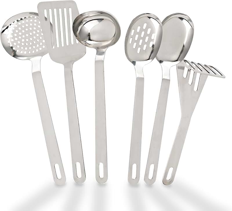 6-Piece Stainless Steel Kitchen Utensil Set