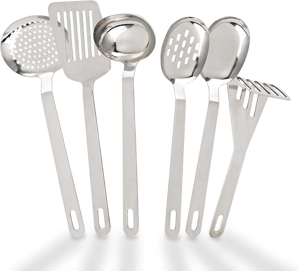 6-Piece Stainless Steel Kitchen Utensil Set