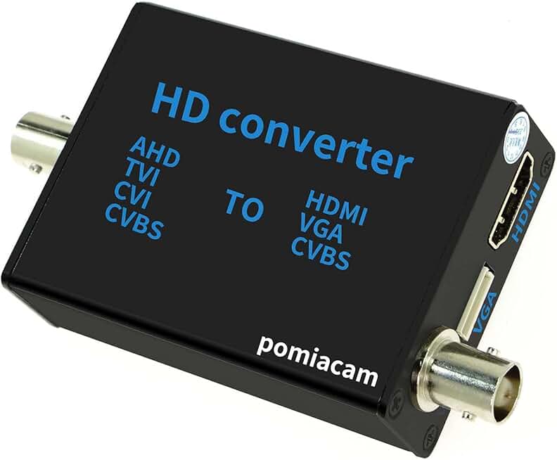 BNC to HDMI Video Signal Converter for CCTV Systems