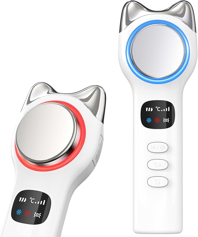 Face Warming and Cooling Massager with Vibration