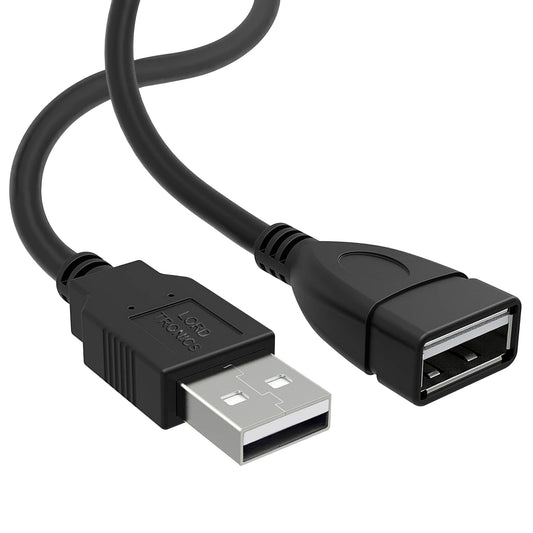 3FT USB A Male to Female Extension Cable for Data and Charging