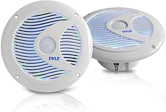 6.5 Inch Dual Marine Speakers with LED Lights