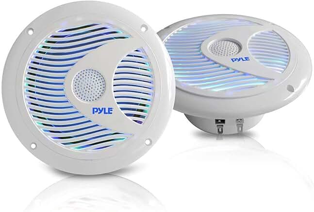 6.5 Inch Dual Marine Speakers with LED Lights