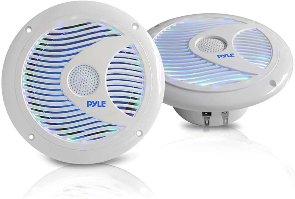 6.5 Inch Dual Marine Speakers with LED Lights
