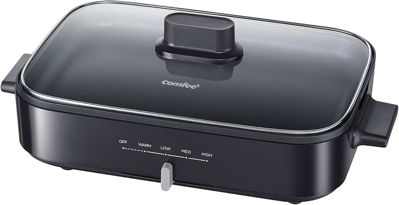 12-inch Multi-Functional Electric Skillet with Temperature Control