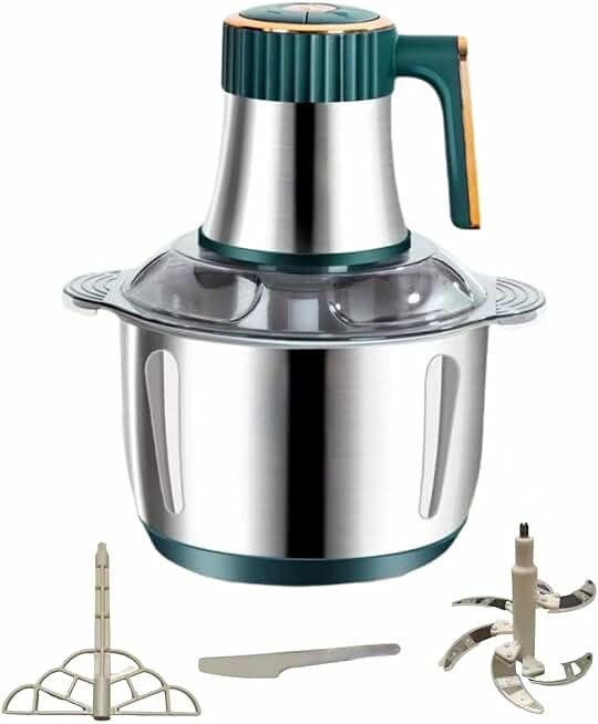 Electric Meat and Food Grinder with 5-Speed Settings