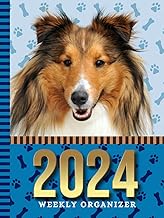 2024 Weekly Organizer with Paw Print Cover
