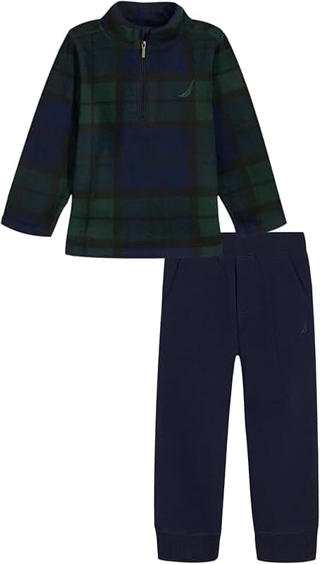 Baby Boys Sherpa Top and Pants Set