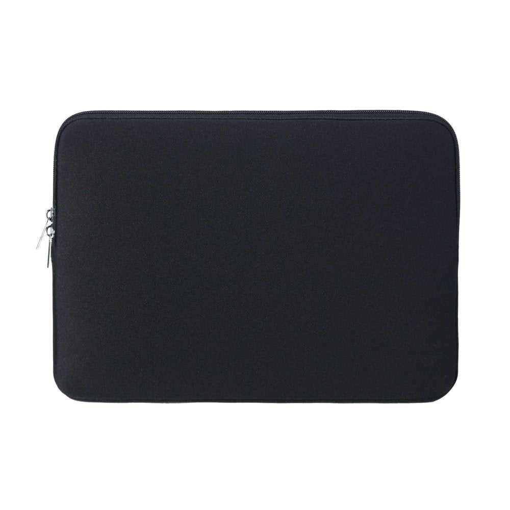 14 Inch Laptop Sleeve Case Protective Soft Padded Zipper Cover Carrying Computer Bag Compatible with 14" Notebook Chromebook Tablet Ultrabook(Black)