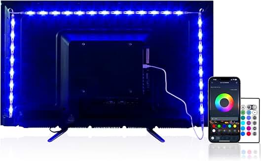 LED Strip Lights for 40-60in TV with Remote