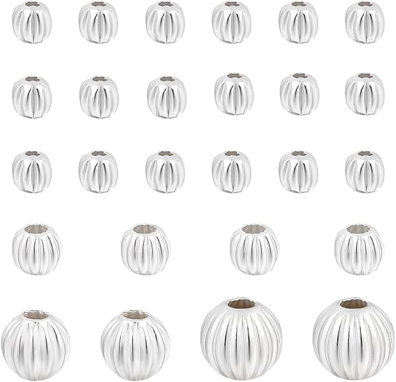 26 Sterling Silver Beads for Jewelry Making
