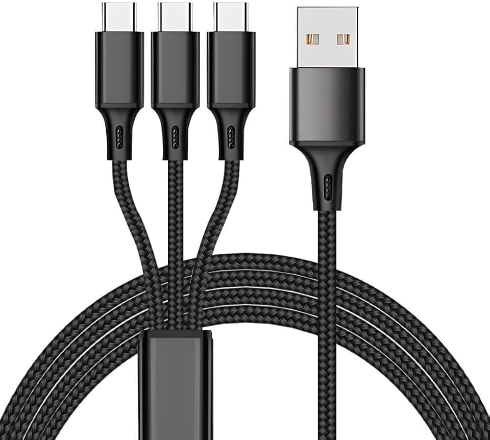 4ft 2-Pack Multi USB C Charging Cables