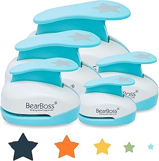 5-Star Handmade Paper Punch for Scrapbooking and Crafts