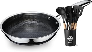Set of 12 Kitchen Utensils and Frying Pan