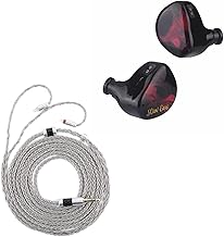 Red IEM with 10mm Beryllium Driver and 2m Grey Cable