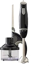 Small Kitchen Food Prep Kit with Hand Blender and Chopper