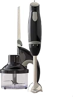 Small Kitchen Food Prep Kit with Hand Blender and Chopper