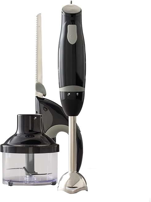 Small Kitchen Food Prep Kit with Hand Blender and Chopper