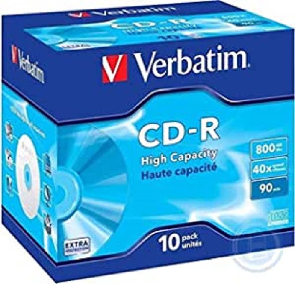 CD-R, 40X, High Capacity 800MB