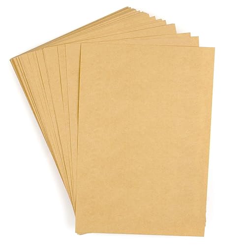 Vintage Kraft Stationery Paper, 100 Sheets, A5, 120gsm