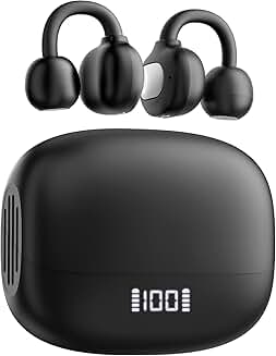 Open Ear Bluetooth Earbuds with Waterproof, 30H Playtime