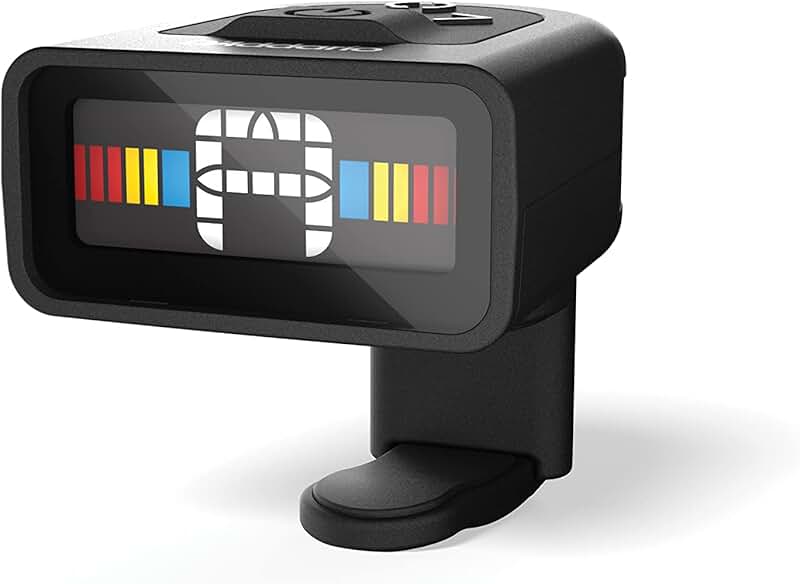 Micro Headstock Guitar Tuner for Acoustic, Electric, Bass, Mandolin, Banjo, Ukulele