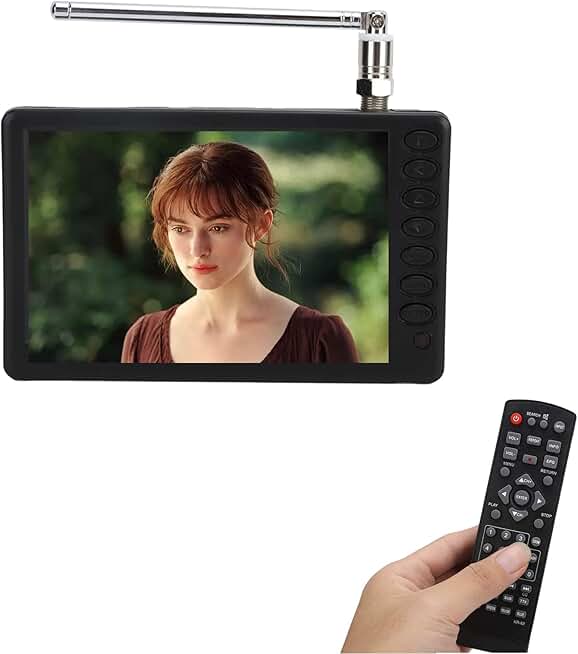 Portable 5-Inch Digital TV with Rechargeable Battery