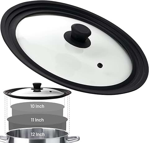 Universal Round Lid for Pots and Pans