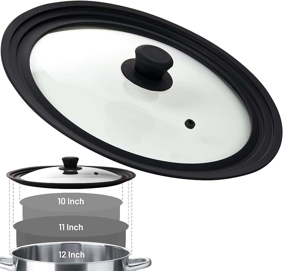 Universal Round Lid for Pots and Pans