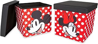 15-Inch Fabric Storage Bins with Lids, Set of 2