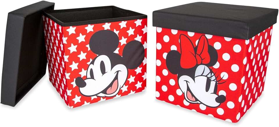15-Inch Fabric Storage Bins with Lids, Set of 2
