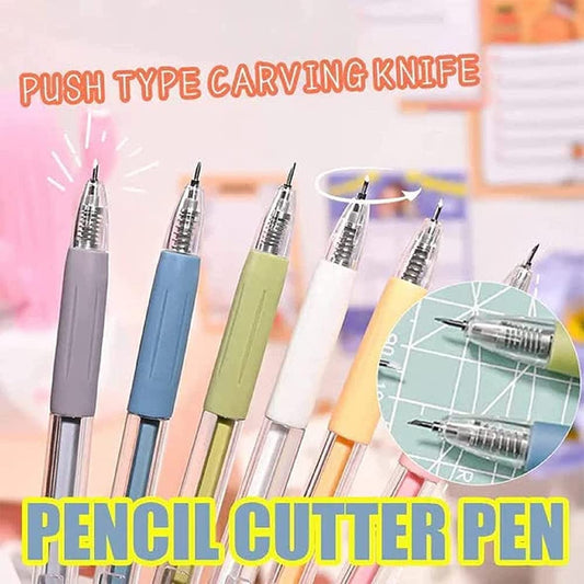 CraftyCut Pen Knife Set 6pcs for Crafts and Scrapbooking