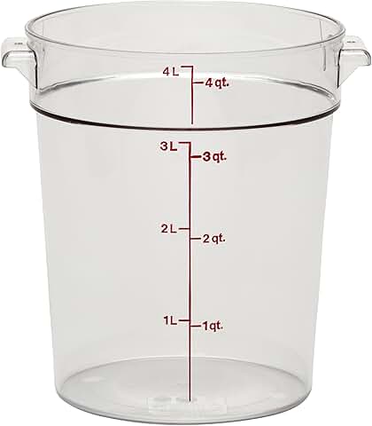 Round 4 Quart Food Storage Container
